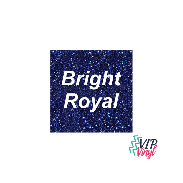 12" x 5 Feet Bright Royal Glitter HTV -   Stahls’ CAD-CUT® - Glitter Flake Heat Transfer Vinyl -