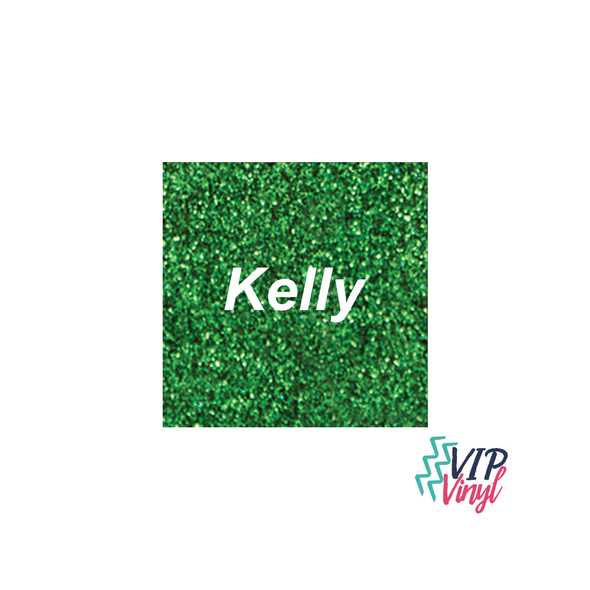 12" x 5 Feet Kelly Glitter HTV -   Stahls’ CAD-CUT® - Glitter Flake Heat Transfer Vinyl -