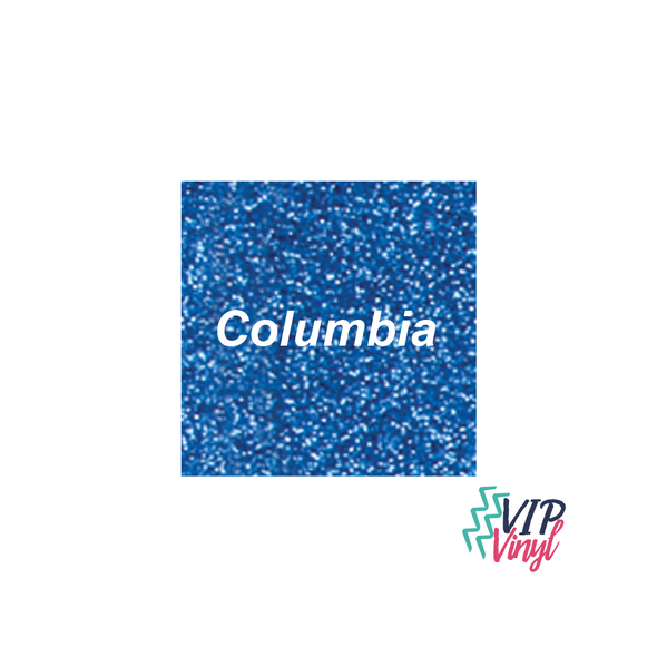 Columbia Glitter HTV - 12" x 12"  Stahls CAD-CUT® - Glitter Flake Heat Transfer Vinyl -