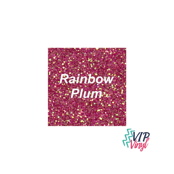 Rainbow Plum Glitter HTV - 12" x 12"  Stahls CAD-CUT® - Glitter Flake Heat Transfer Vinyl -