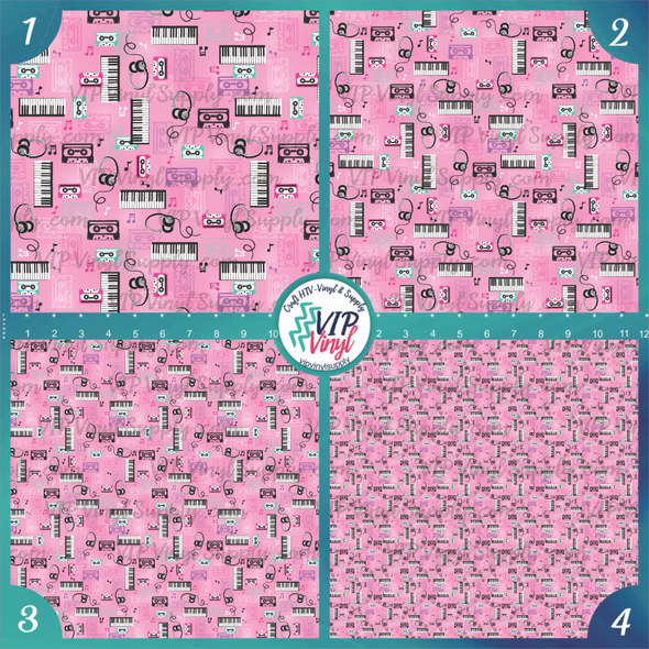 Pink - Retro Pop Music Vinyl |  417A