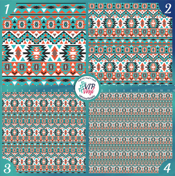 Tribal Aztec pattern Vinyl - | 268A