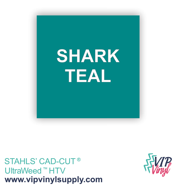 Shark Teal Heat Transfer Vinyl, Stahls’ CAD-CUT® UltraWeed - 12" x 15" HTV