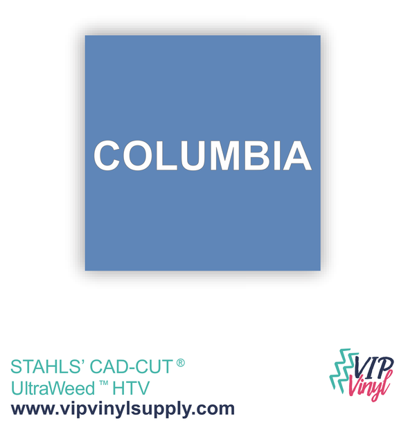 Columbia Heat Transfer Vinyl, Stahls’ CAD-CUT® UltraWeed - 12" x 15" HTV