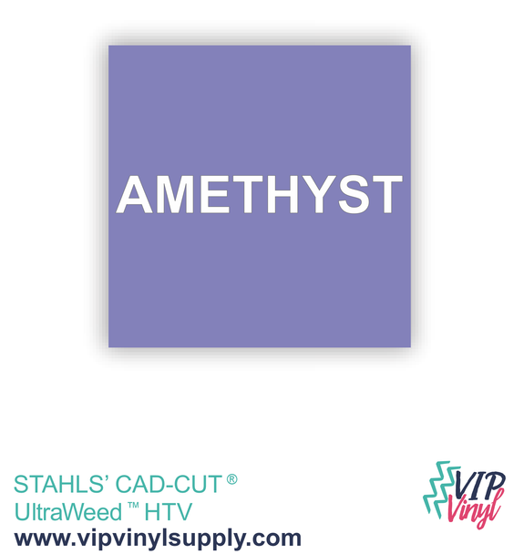 Amethyst Heat Transfer Vinyl, Stahls’ CAD-CUT® UltraWeed - 12" x 15" HTV