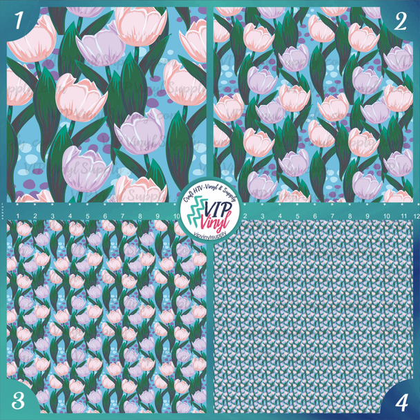 Tulips | Floral Patterned HTV Vinyl