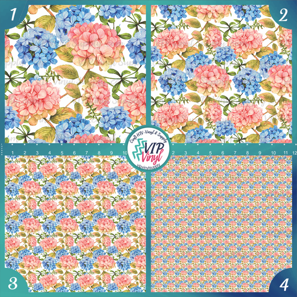 Floral Pattern HTV Vinyl