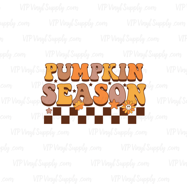 Retro Pumpkin Season Fall DTF Transfer | xBa6