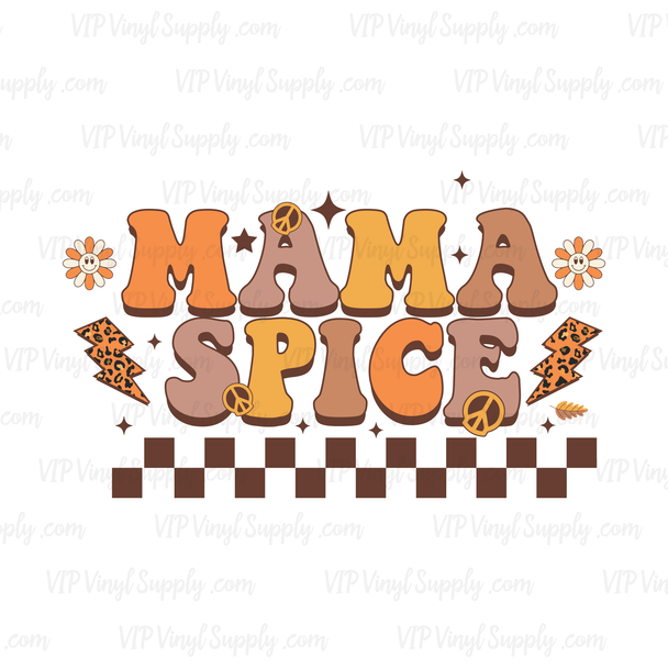 Retro Mama Spice Fall DTF Transfer | xBb6