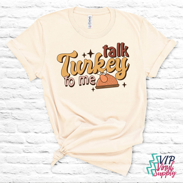 Talk Turkey to me DTF Thanksgiving Transfer | xNb3