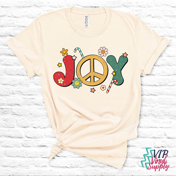 Joy Retro Christmas DTF Transfer | xDd3