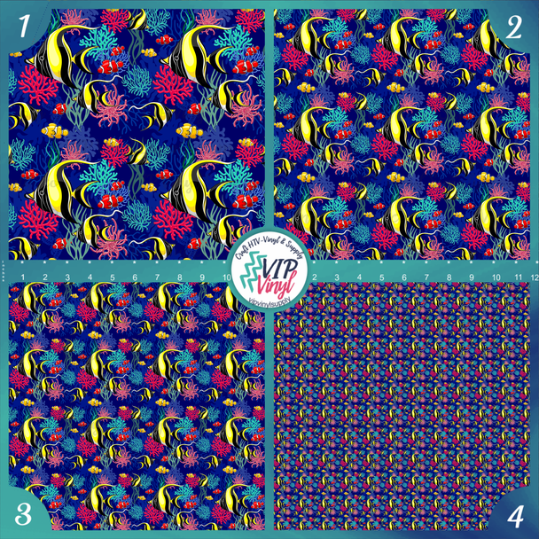 Fish Patterned Vinyl HTV |  Dogs