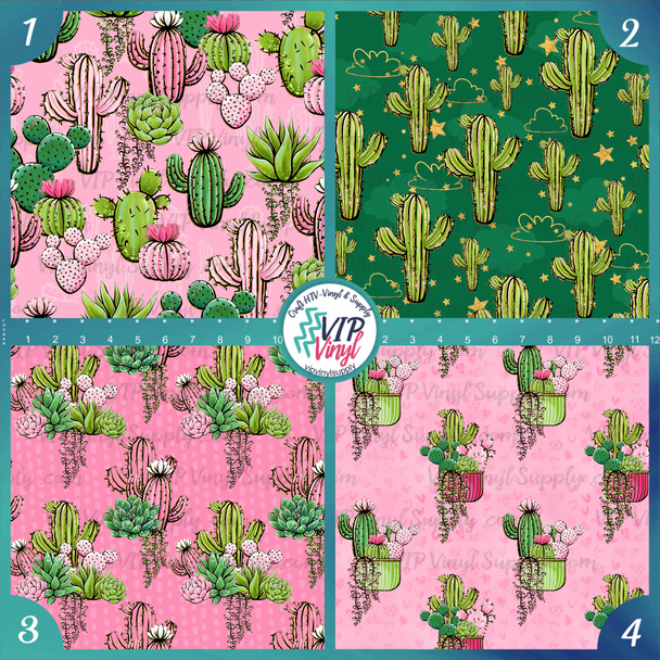 Cactus Printed Vinyl HTV