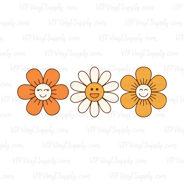 Retro Daisy Chain Fall Transfer