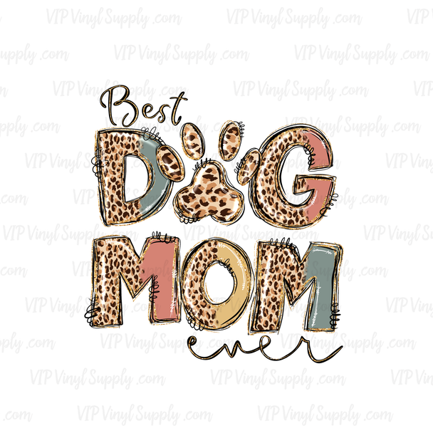 Dog Mom Sublimation Transfer