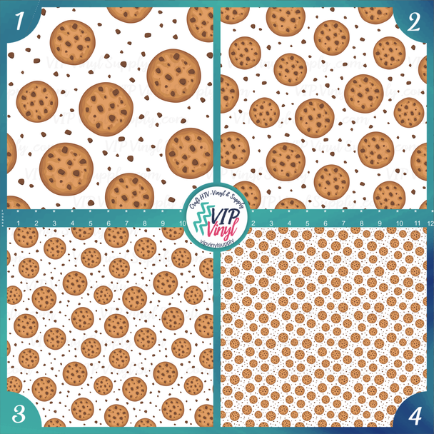 Chocolate Chip Printed Pattern Vinyl, HTV or Sublimation Sheets | 1031C
