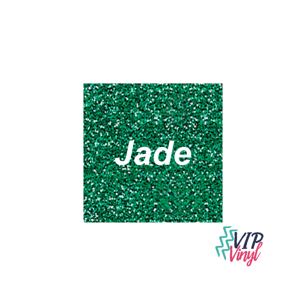 Jade Glitter HTV - 12" x 12"  Stahls CAD-CUT® - Glitter Flake Heat Transfer Vinyl -