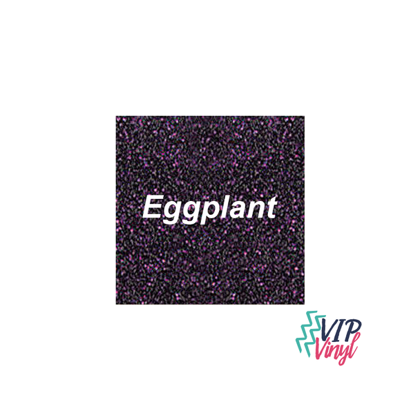 Eggplant Glitter HTV - 12" x 12"  Stahls CAD-CUT® - Glitter Flake Heat Transfer Vinyl -