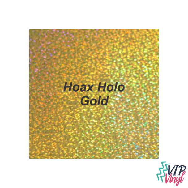 12" x 1 yard StarCraft Magic - Hoax Holo Gold - Holographic Adhesive Vinyl -