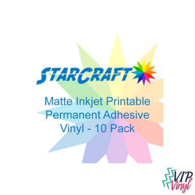 StarCraft Inkjet Printable Heat Transfers for Dark Materials - 8.5 x 11  sheets - 10 pack