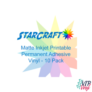 StarCraft Inkjet Printable Heat Transfers for Light Materials - 8.5 x 11  - 10 pack - VIP Vinyl Supply