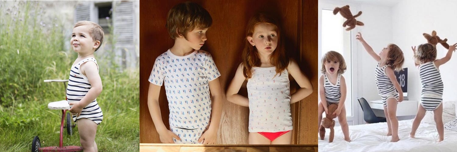 PETIT BATEAU 3 SHORTIES RED & WHITE