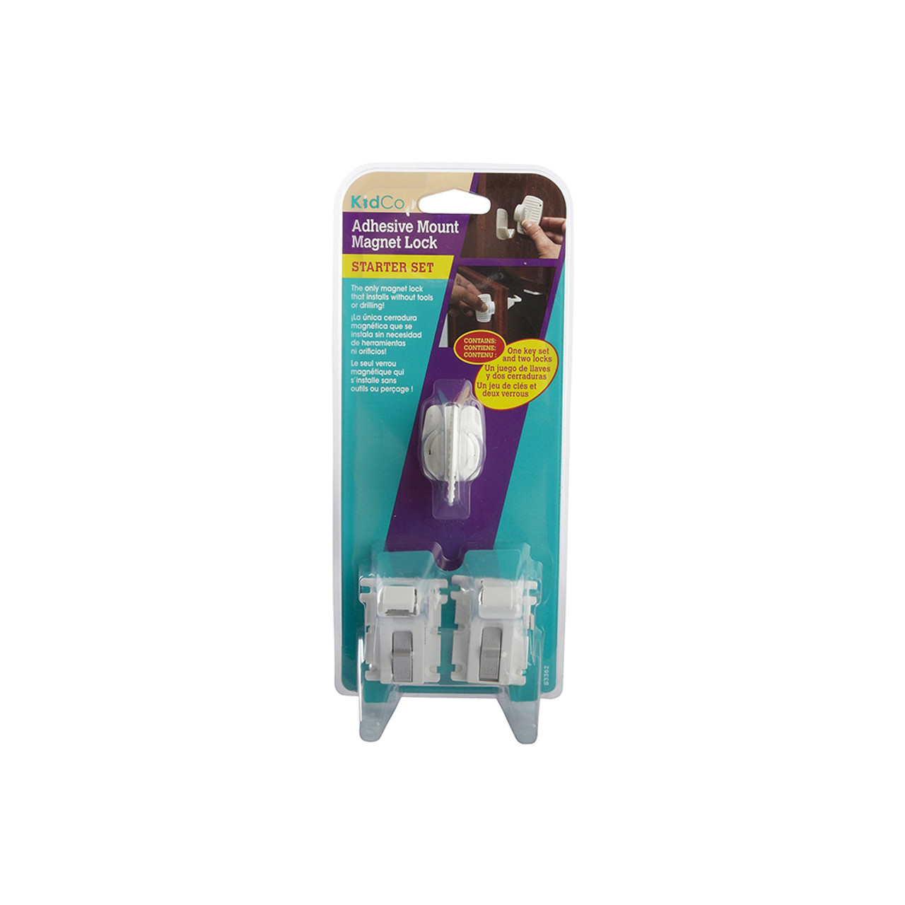 KidCo Adhesive Mount Magnet Lock - Starter Set