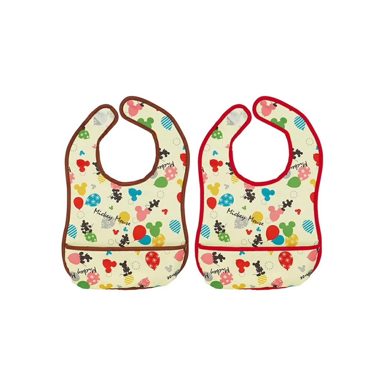 Skater Portable Baby Apron Mickey 2P