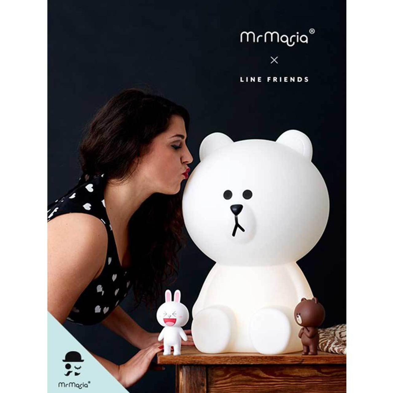 Mr Maria Night Light Brown Small - Soft Lighting for Kid