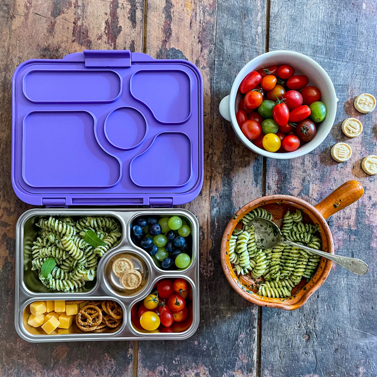 Yumbox Presto Stainless Steel banto box Remy Lavender