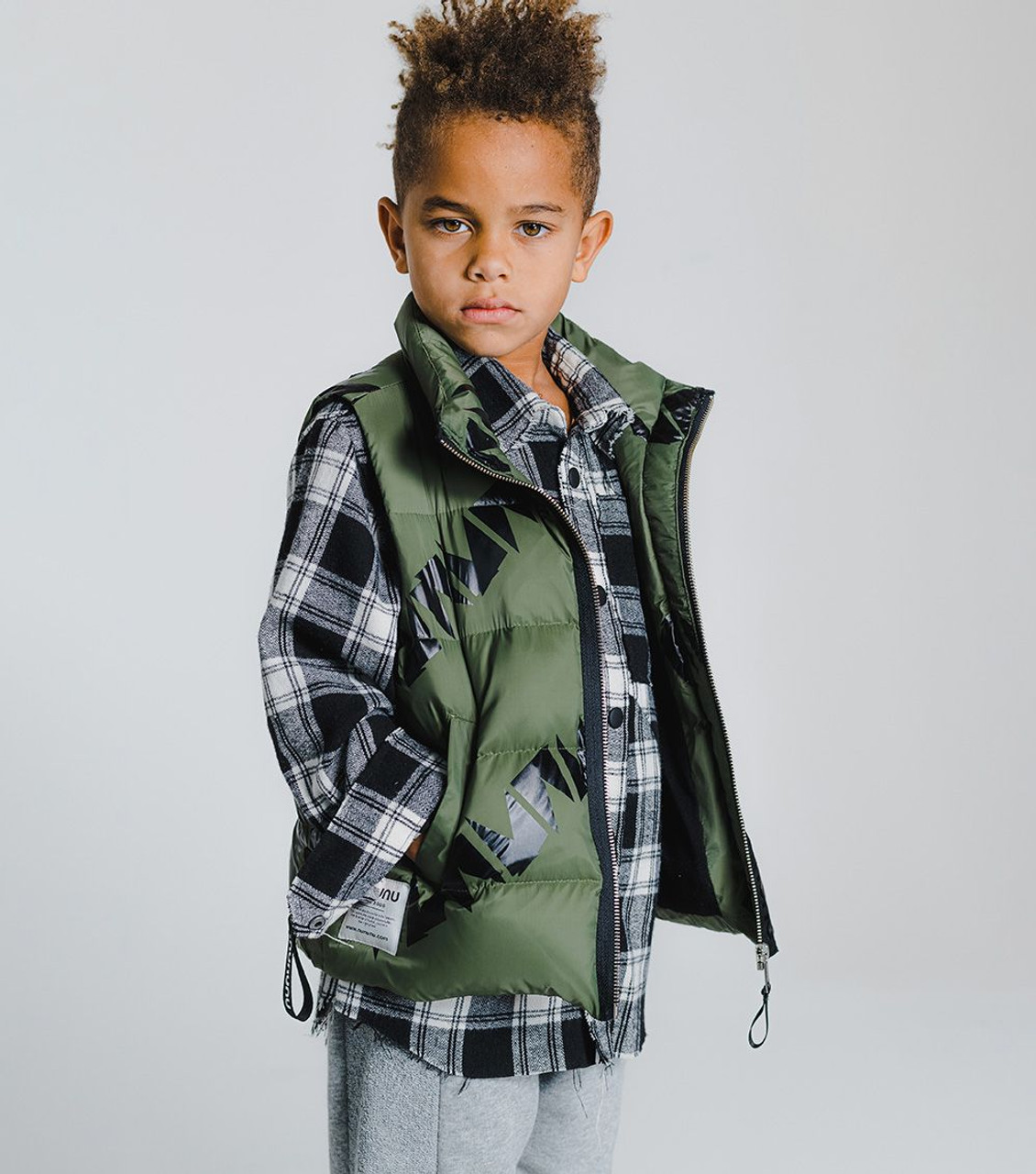 Nununu Down Vest - Olive