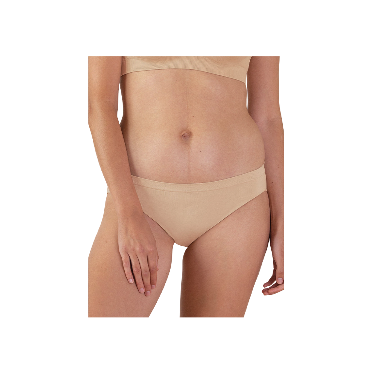 Bravado Designs Sustainable Panty | Mid-Rise | Seamless | Recycled Nylon,  Organic Cotton & Modal Blend | XS-XXL