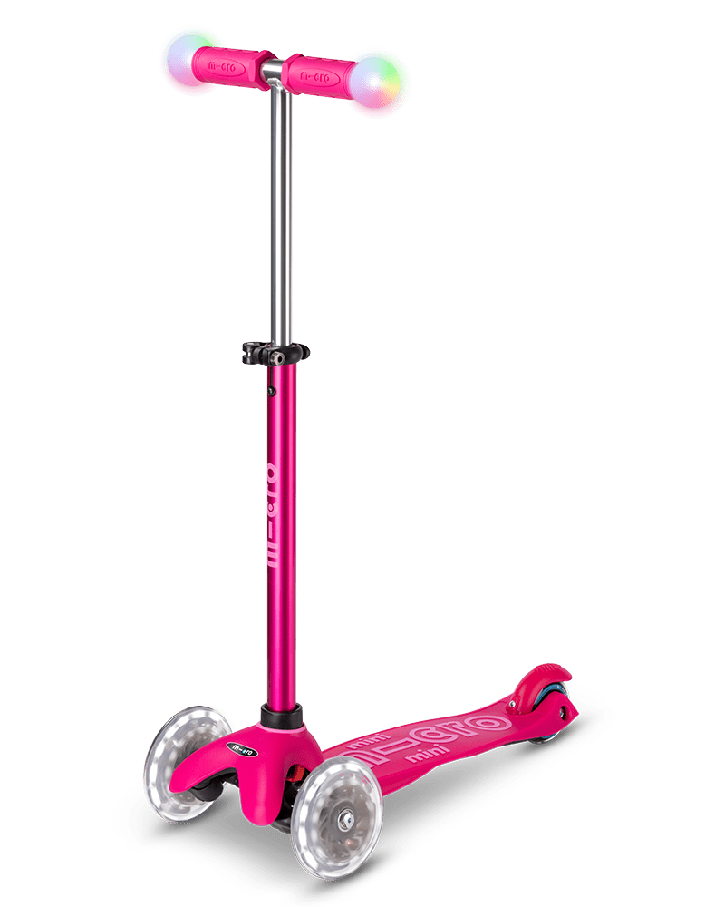 めめ⭐︎micro mini ピンク スケーター Micro Mini2Grow Deluxe Magic LED Kickboard Pink