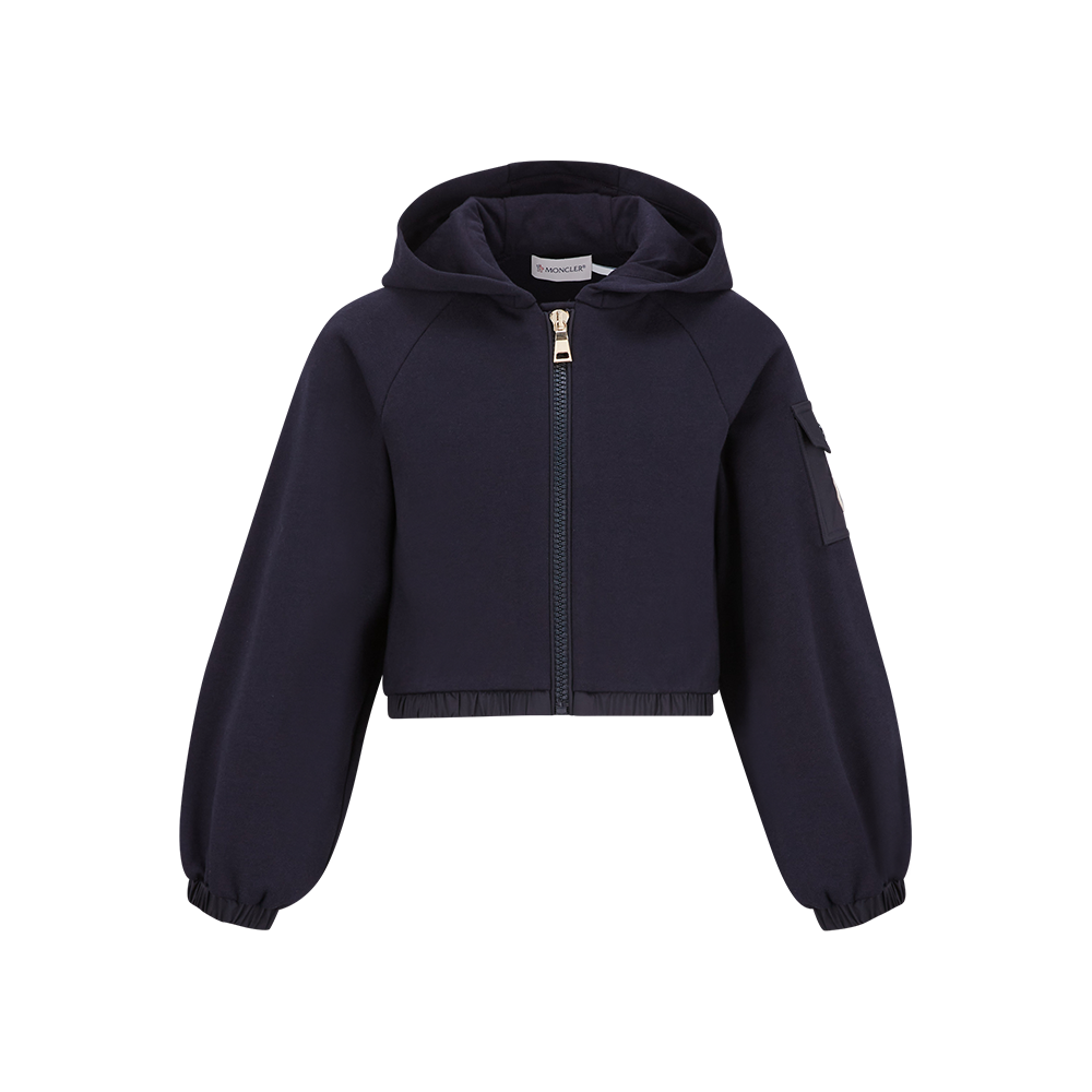 Moncler Zip Up Light Cardigan Deep Blue 24SS