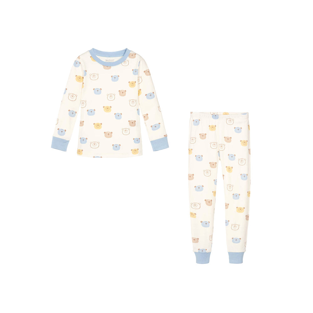 Kissy Kissy Pajama Set Snug PRT Bear Talk Blue 24SS