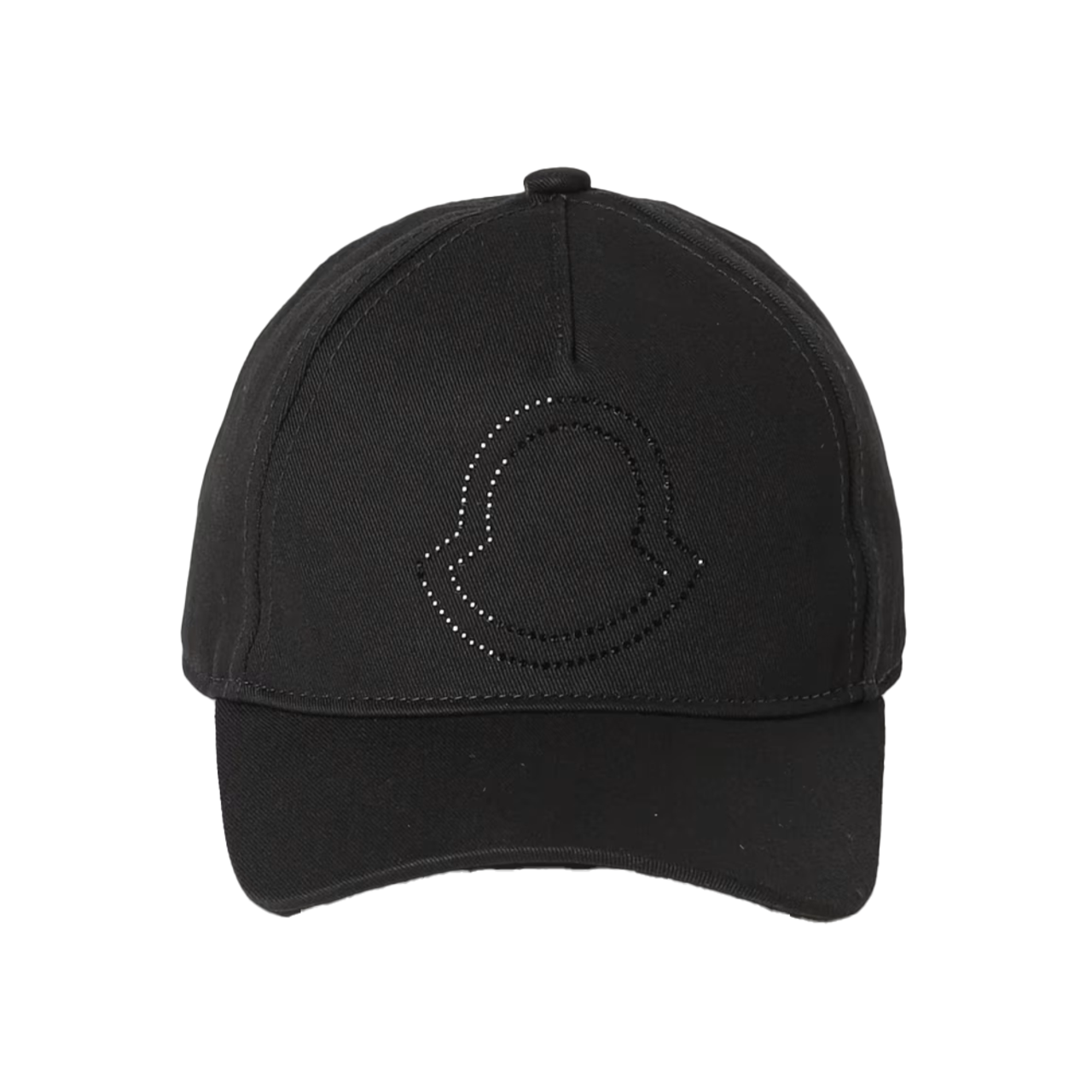 ハット MONCLER Logo embroidery cap Moncler black baseball cap