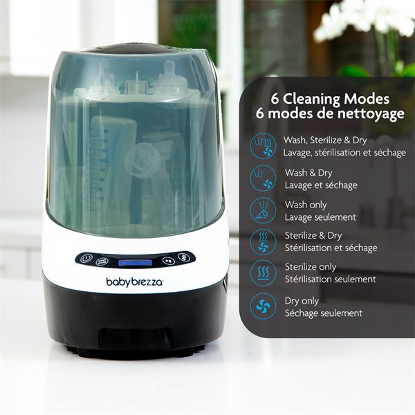 Baby Bottle Washer Pro Baby Brezza Sterilizer Cleaning