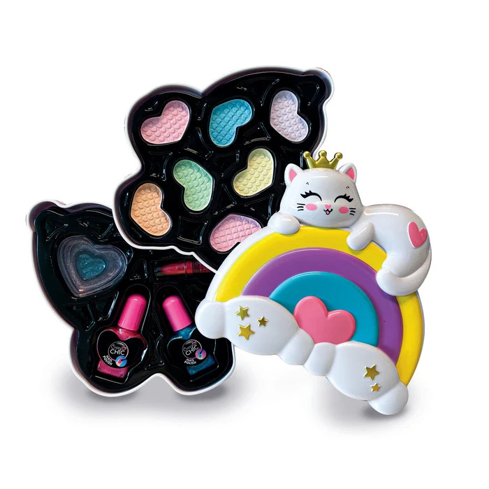 Clementoni Crazy Chic Lovely Make Up Rainbow – Kinder-Make-up-Set In Fuchs-Form