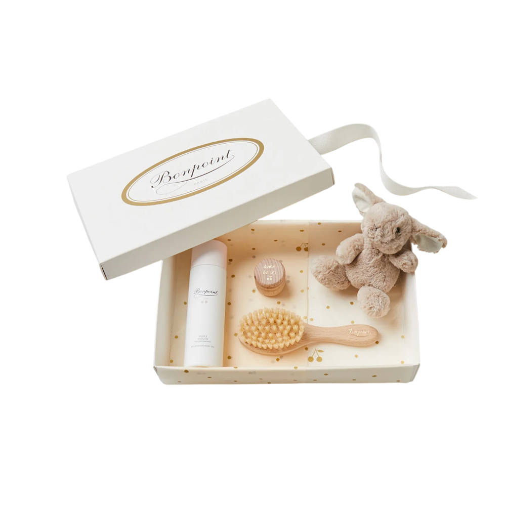 Bonpoint Birth Set Birth Box Coffret Off White