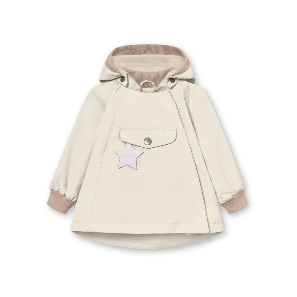 Mini A Ture Wang Matwai fleece lined spring jacket 25SS Sandshell