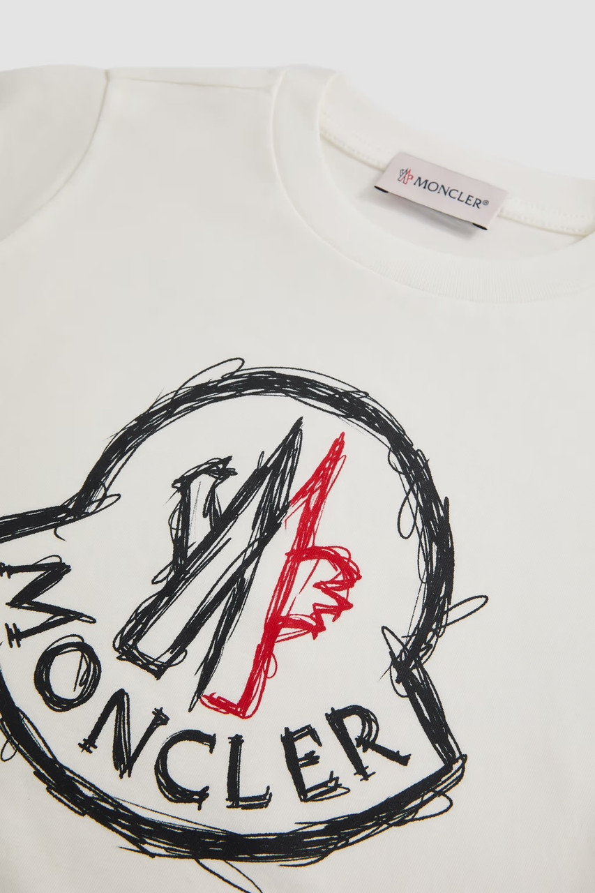 MONCLER モンクレール MAGLIA MANICHE CORTE Moncler Maglia Maniche Corte White 25SS