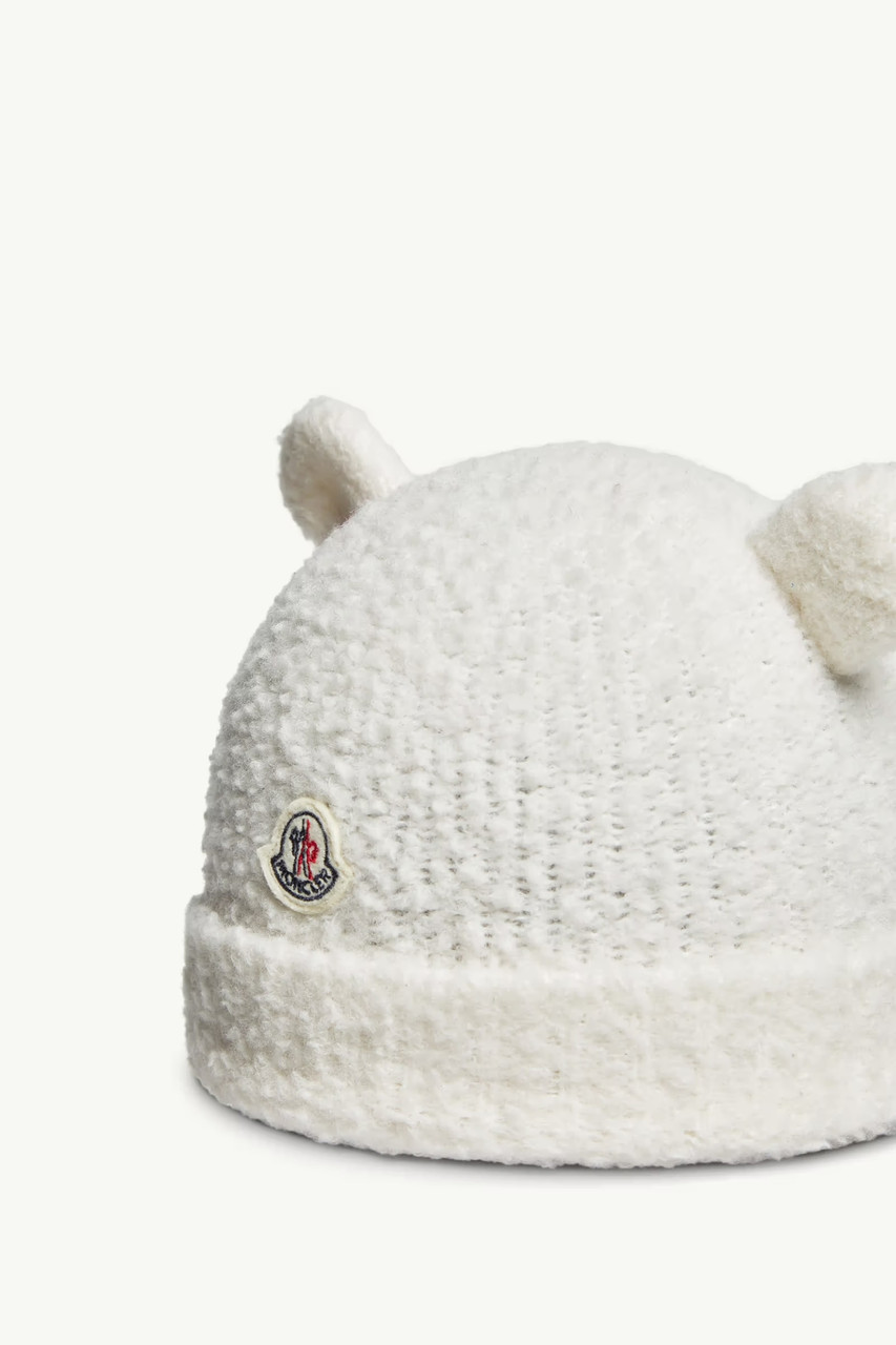 Moncler Berretto Hat Cream 25FW