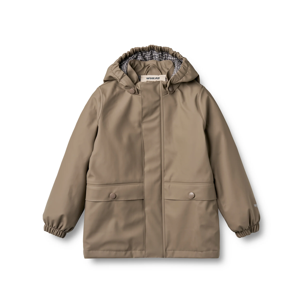 Wheat Thermo Rain Coat Aju 25FW Dry Wood - Main Image