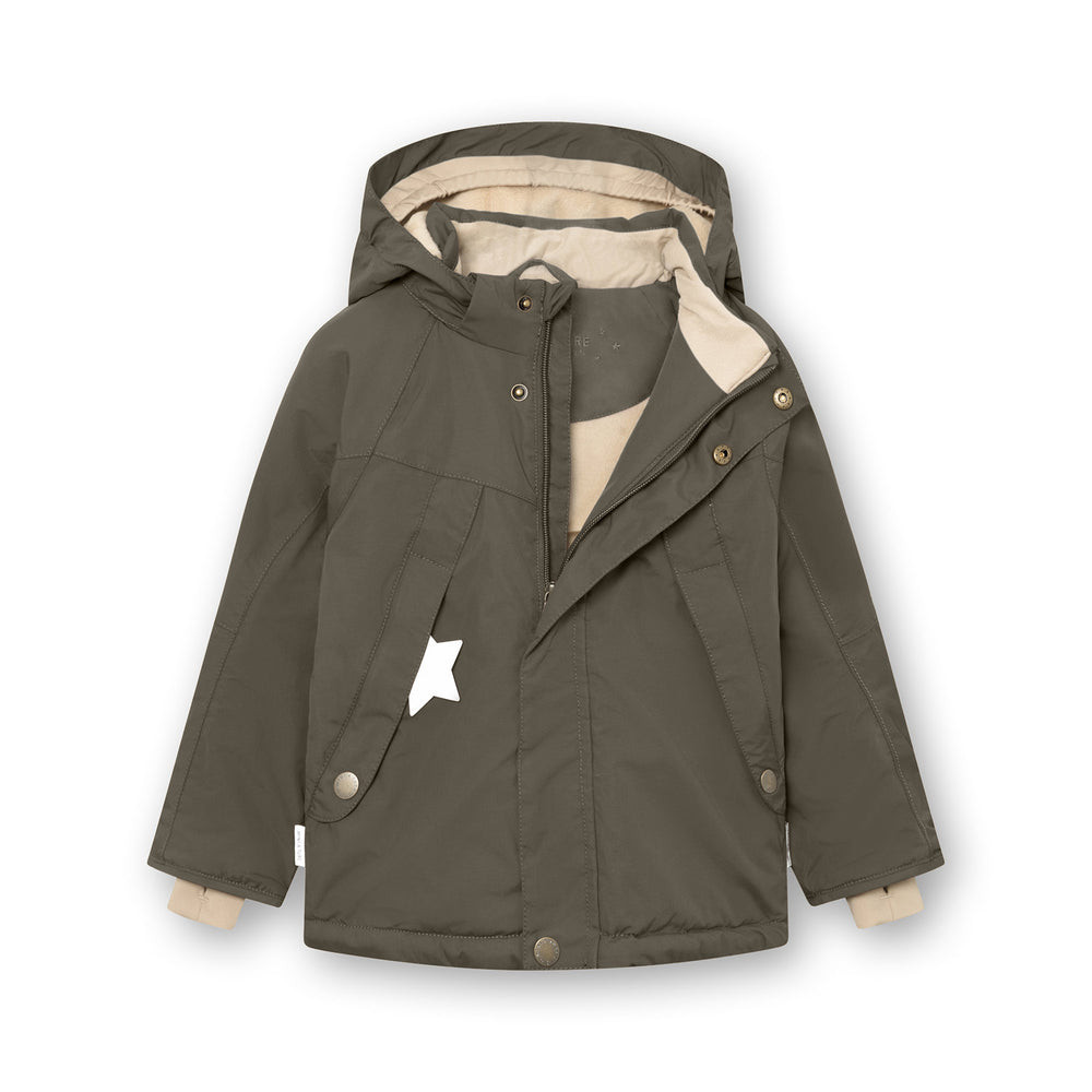 Mini A Ture Valonso Fleece Lined Winter Jacket 25FW Tarmac Green