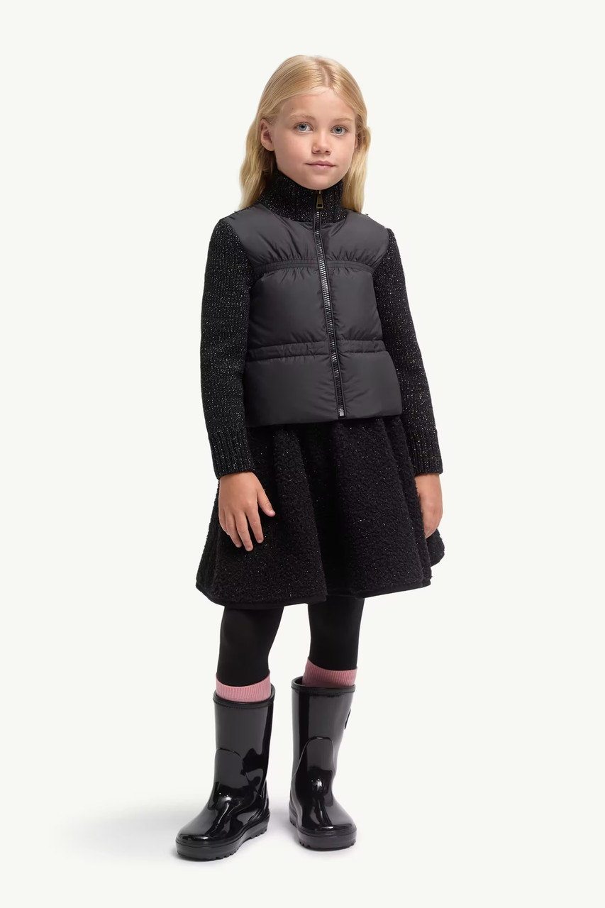 Moncler Cardigan Tricot Black 25FW