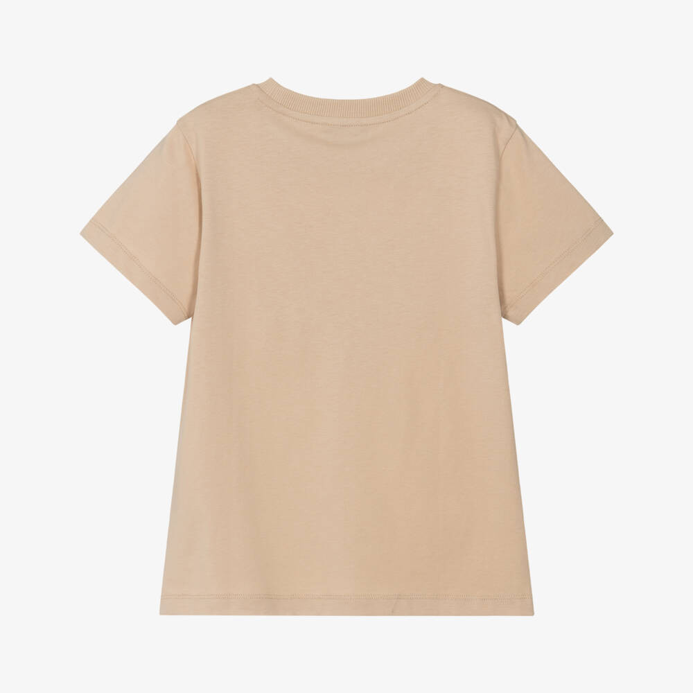 Moschino Logo Printed T-Shirt 26SS Cream