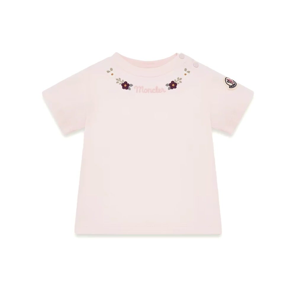 Moncler Ss T-Shirt 26FW Light Pink