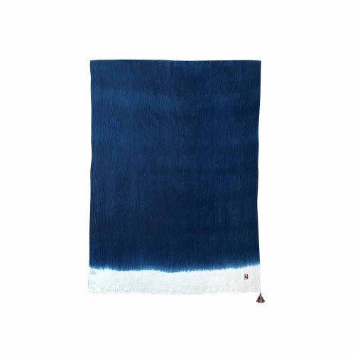 Hoppetta Bobo Walnut Throw Natural Indigo 210000010479