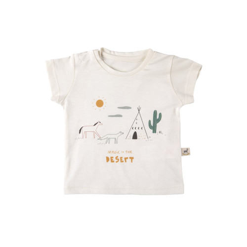 Red Caribou Round Neck T-Shirt Magic in the Desert red-caribou-round-neck-t-shirt-magic-in-the-desert