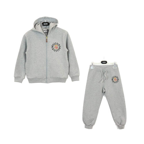 Moschino 2 PCS Hooded Zip Up Track Set With Logo Bear Moschino-2-PCS-Hooded-Zip-Up-Track-Set-With-Logo-Bear